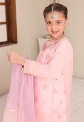 Gota Kinari By Shanzey Stitched 3 Piece Kids Festive Formals Suit-SHK-5504-Pink
