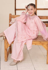 Gota Kinari By Shanzey Stitched 3 Piece Kids Festive Formals Suit-SHK-5504-Pink