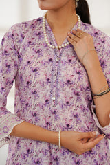 Aizal Stitched Embroidered Co Ords Suit-ACO-555-Pink