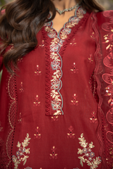 Mehru By Zebtan Unstitched 3 Piece Luxury Lawn Spring Suit-Mehru MZ-06