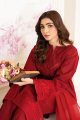 Tiraz Stitched 3 Piece Summer Suit-Gulistaan