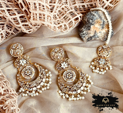 Made For Her-Valeria Earrings & Tikka Set - LNS1031