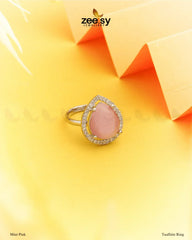 Taaffeite Ring Mint pink - Zeesy Jewellery