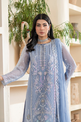 Anaya Noor By Zebtan Unstitched 3 Piece Luxury Formals Suit-AN-08