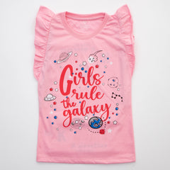 Kjunction Girls H/S T Shirt Code - ( Galaxy )