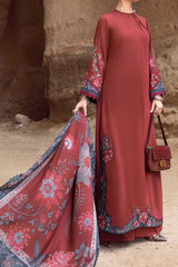 M Print by Maria B Unstitched 3 Piece Winter Suit-MPT-2005-A