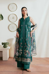 Zync By Florent Unstitched 3 Piece Luxury Lawn Vol-02 Suit-FZ-5A