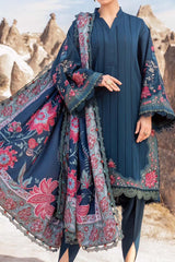 M Print by Maria B Unstitched 3 Piece Winter Suit-MPT-2005-B