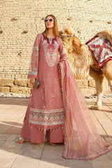 Voyage A Luxe by Maria B Unstitched 3 Piece Luxury Eid Lawn Suit-MVL-05-B