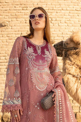 Voyage A Luxe by Maria B Unstitched 3 Piece Luxury Eid Lawn Suit-MVL-05-B
