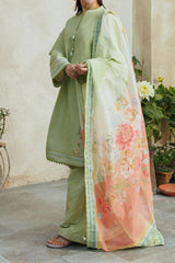 Coco by Zara Shahjahan Unstitched 3 Piece Lawn Suit-05-B-Layla