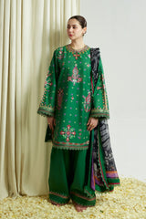 Coco by Zara Shahjahan Unstitched 3 Piece Lawn Vol-02 Suit-ZSC-05-B