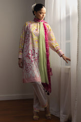 Coco By Zara Shahjahan Unstitched 3 Piece Prints Drop Two Suit-5B-NAMI