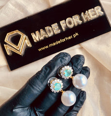 Made For Her-Pearly Earings - KAHD121