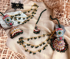 Made For Her-Nauratan Festive Jhumki Tikka - LNS1089