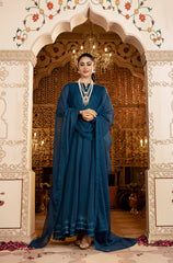 Kalidaar Frocks By Asma & Sidra Stitched Formals Suit-MONA (Plain Chiffon Frock)