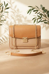 Fineur Bella Chain Shoulder Bag - Mustard