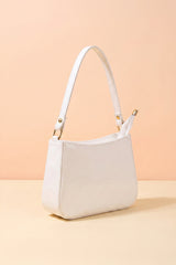 Fineur Shoulder Bag Shiny Crush - White