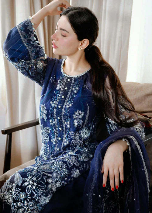 Meeral Unstitched 3 Piece Luxury Formals Pret Collection'2025-Meeral - Meena - Meeral Luxe