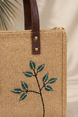 Fineur HandCarry Tote Bag Willow - Hand Embroidered