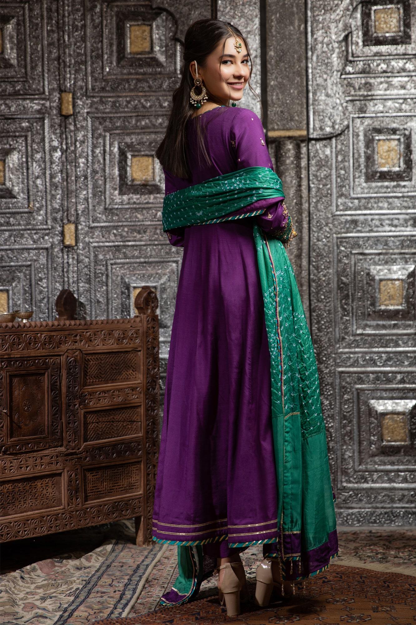 Zaaviay Stitched Eid Edit Khushboo (Three Piece)