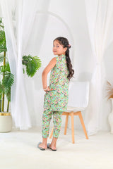 Silcot Stitched Co Ords Kids Summer Lawn Suit-Little Daisy