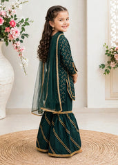 Modest Stitched 3 Piece Festive Edit Vol-02 Suit-10100-Grn