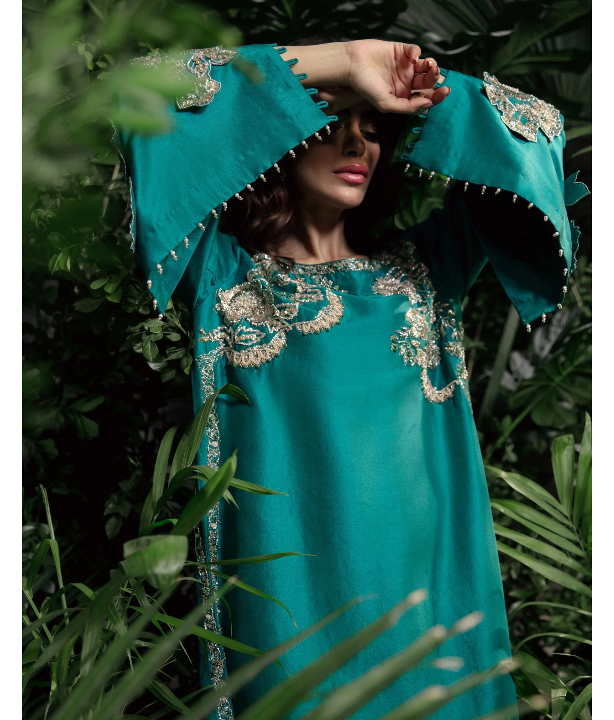 Luna By Mariam Malik Stitched 2 Piece Luxe Silk Pret Collection'2025-LUNA- Luxury Pret'24  - 11