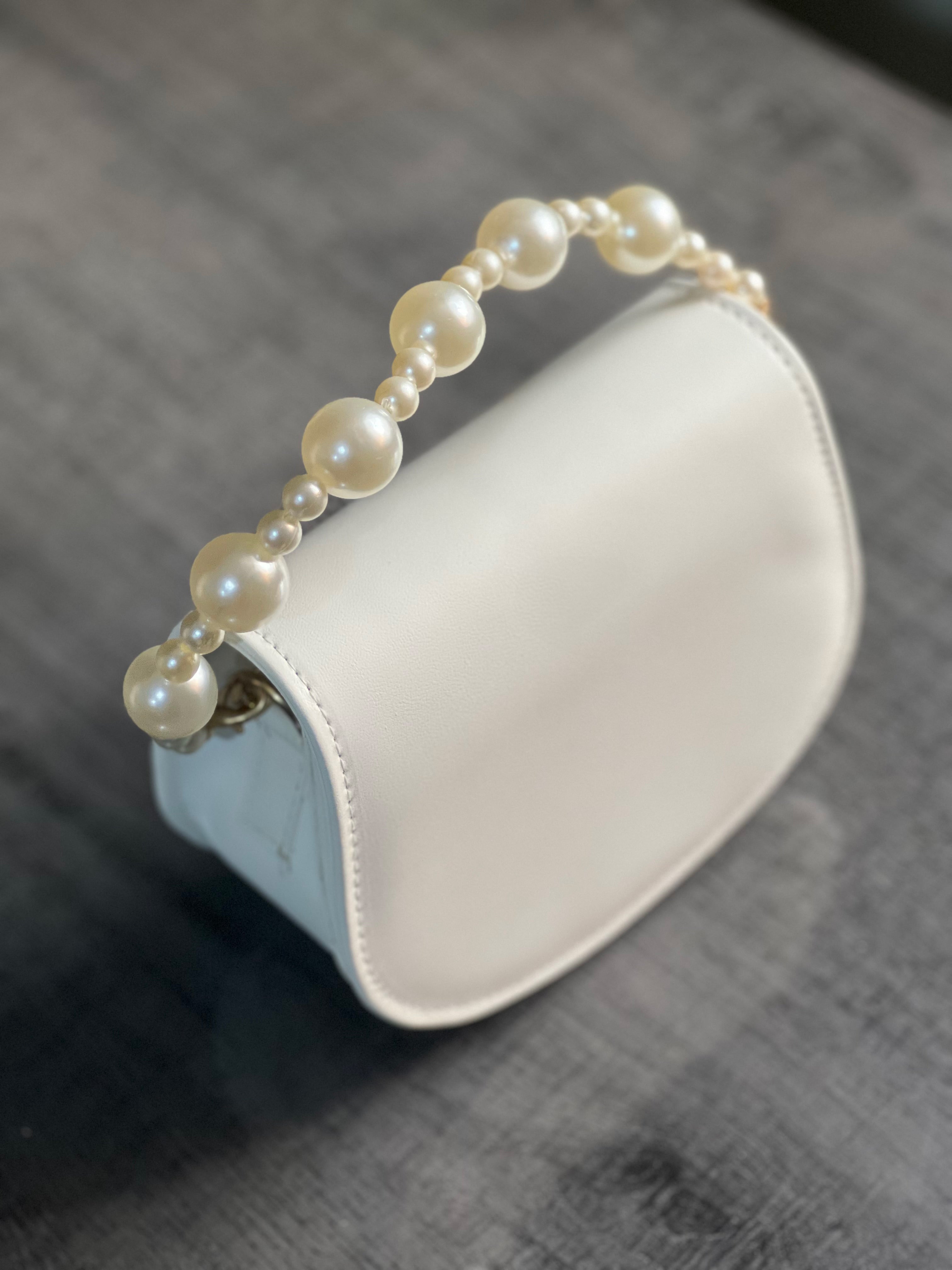 Pearl Handle Mini Crossbody HandBag For girls 2026