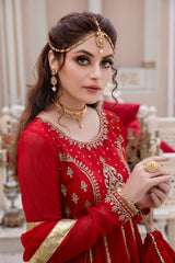 Haniumaimaz Stitched Formals Suit-SURKHAB