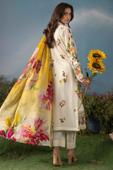 Butterfly By Riaz Arts Unstitched 3 Piece Emb Lawn Suit-D-05