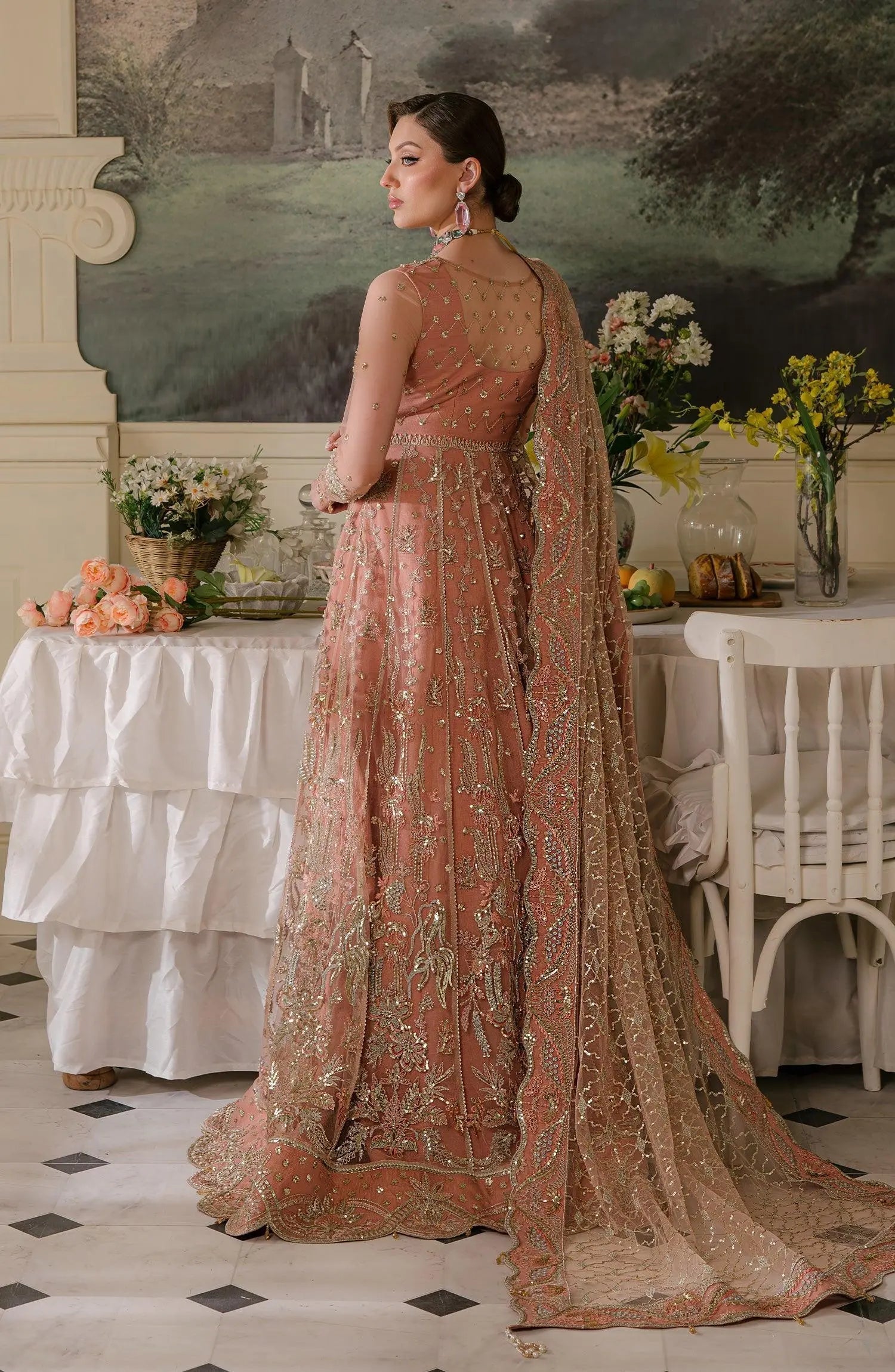 Reve Royal By Fabiha Fatima Unstitched 3 Piece Formals Collection'2025-Spinel