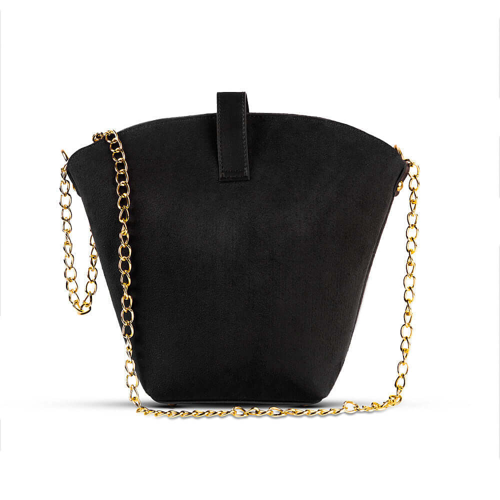 BUCKET SUEDE BLACK - Bag X