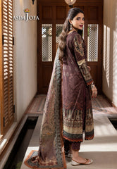 Asim Jofa Rania Pre-Winter '23 Ajrw-19 Designers Stitched Premium Winter Cotton 3 Pcs