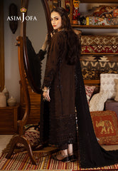 Asim Jofa Kashmiri Taanka - Embroidered Shawl collection Ajkt-04 Embroidered Cotton Karandi 3 Pcs