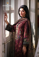 Asim Jofa Aira Summer Prints Ajar-19 Embroidered Lawn 3 Pcs