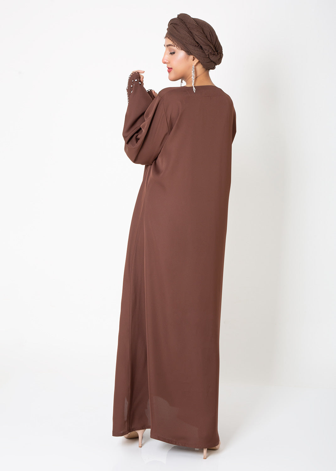 Abaya.Pk Reflection Brown Abaya