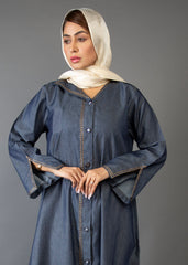 Abaya.Pk Denim Elegance Abaya