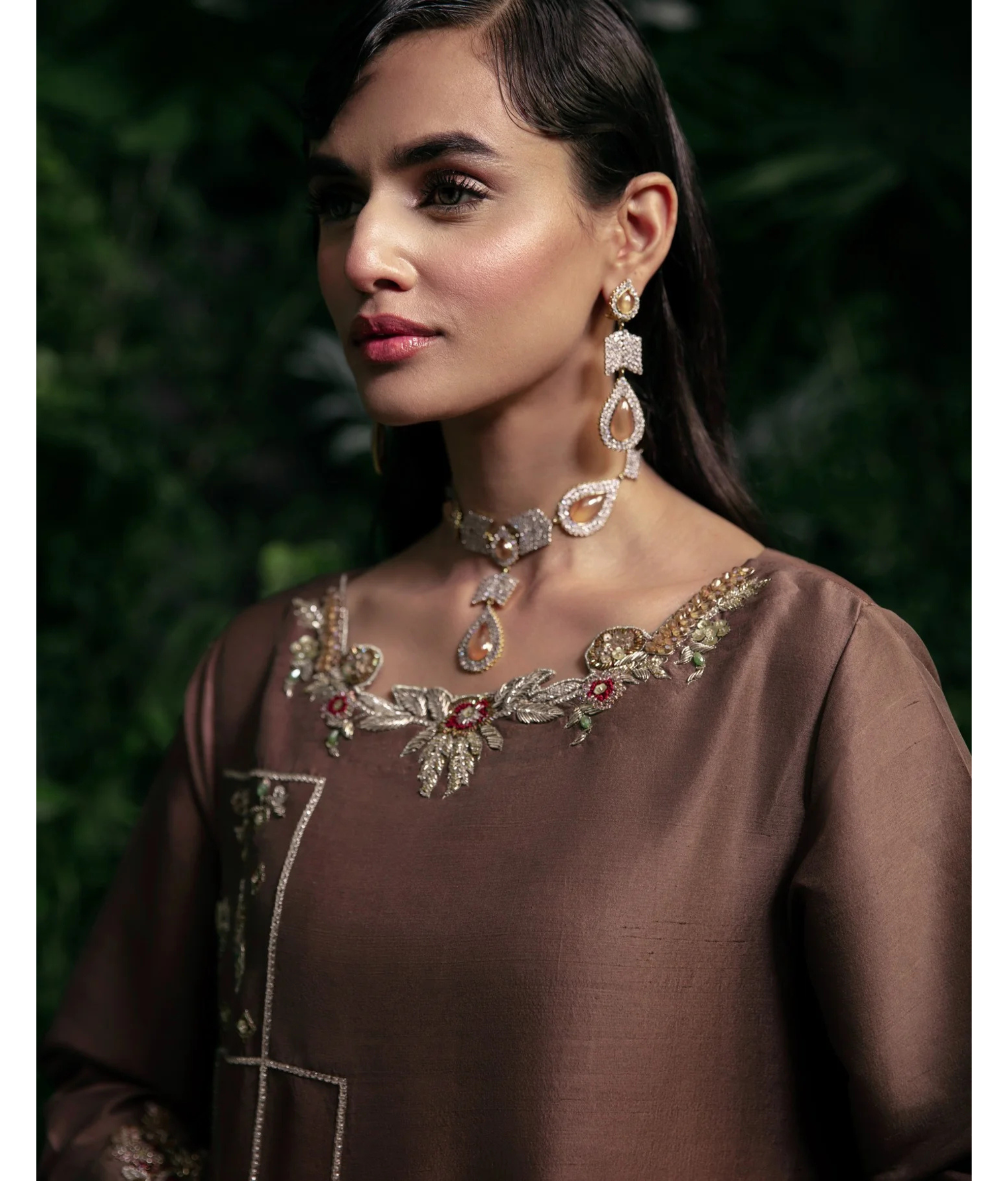 Luna By Mariam Malik Stitched 2 Piece Luxe Silk Pret Collection'2025-LUNA- Luxury Pret'24  - 9