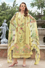 Maria B M Prints Unstitched 3 Piece Lawn Eid Suit-MPT-1806-A