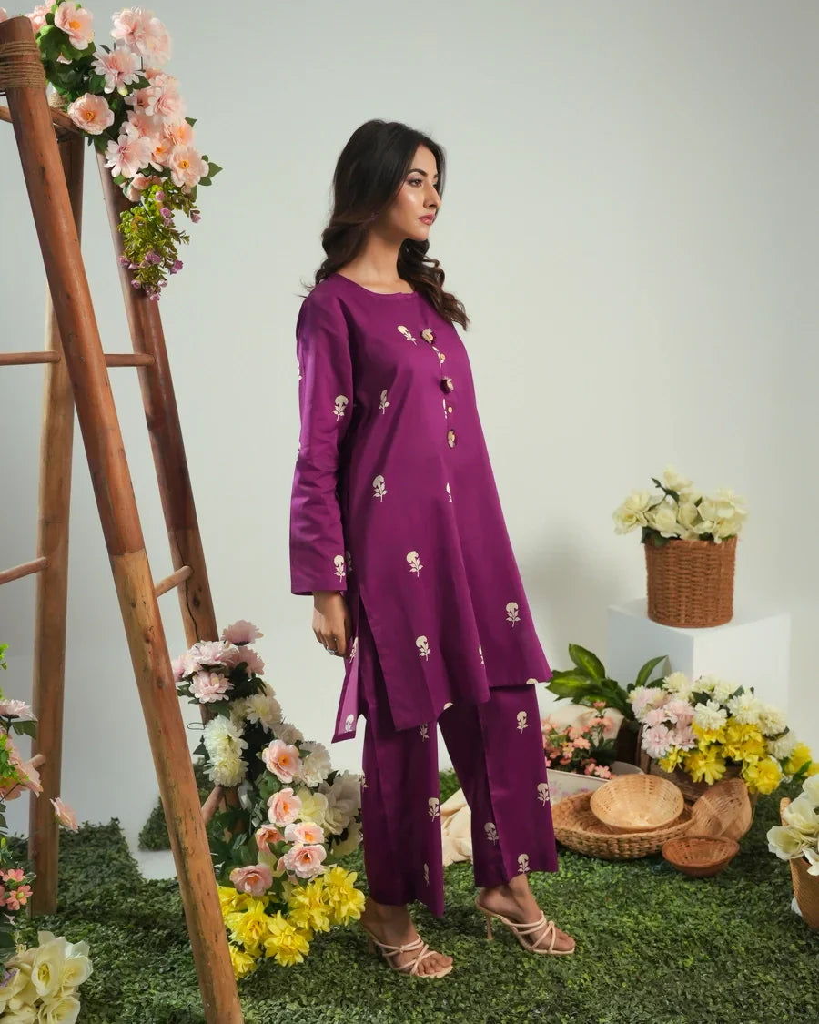 Dhaga Stitched 2 Piece Lawn Collection'2025-Matching separate 0040