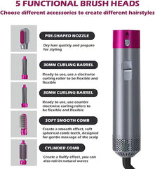 Hot Brush 5 In 1 Hair Dryer-FT-0285in1HD