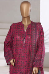 Sada Bahar Stitched 3 Piece Printed Khaddar Vol-01 Suit-KD-PR-6249-Atishi