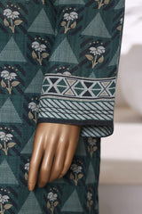 Sada Bahar Stitched 3 Piece Printed Khaddar Vol-01 Suit-KD-PR-6251-Green
