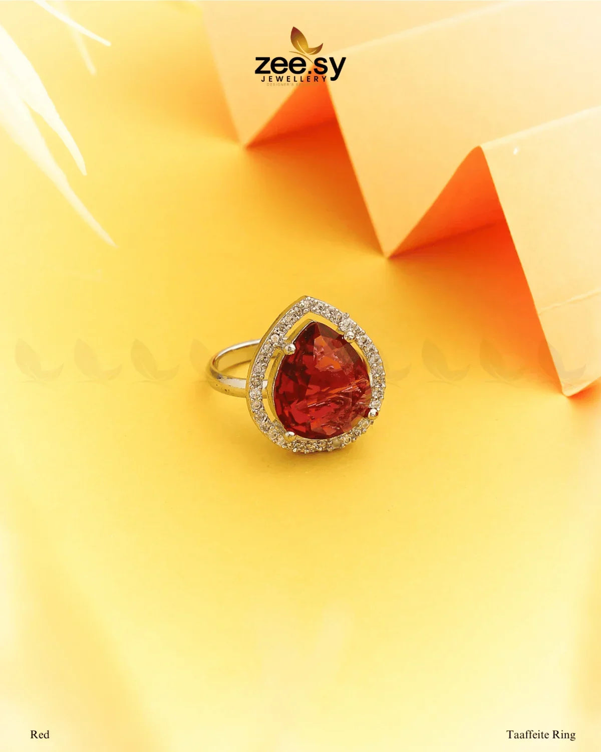 Taaffeite Ring Red - Zeesy Jewellery