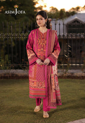 Asim Jofa Designers Limited Edition Ajuwd-63 Printed Stitched 3 Pcs