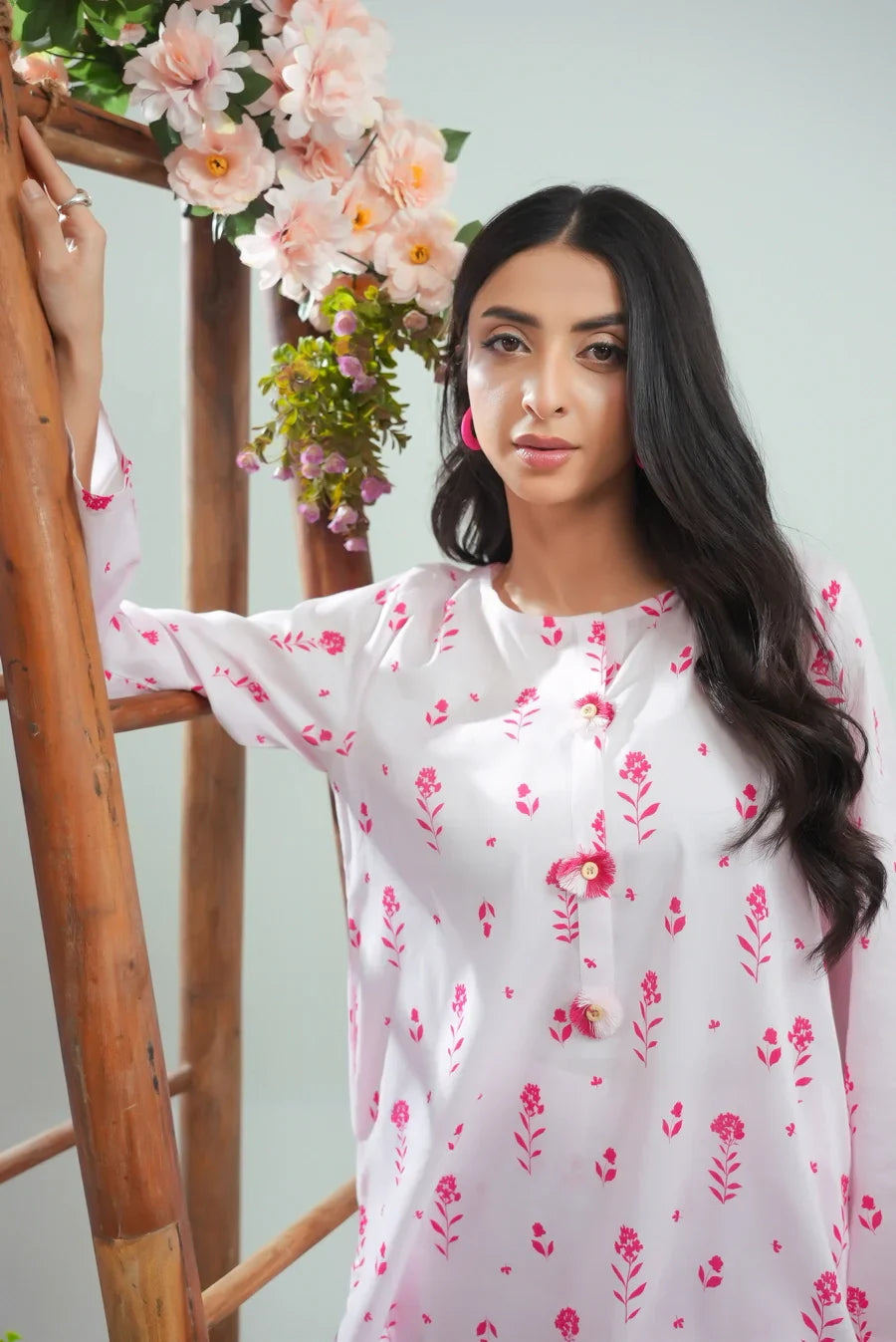 Dhaga Stitched 2 Piece Lawn Collection'2025-Matching separate 0049