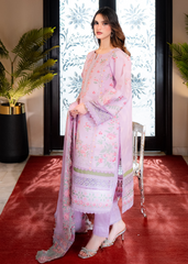 Meerak Stitched 3 Piece Emb Lawn Suit-Celiane