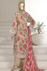 Sada Bahar Stitched 3 Piece Emb Signature Festive Vol-04 Suit-EMB-6614-SKIN