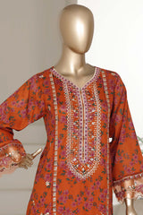 Sada Bahar Stitched 3 Piece Emb Signature Festive Vol-04 Suit-EMB-6616-RUST